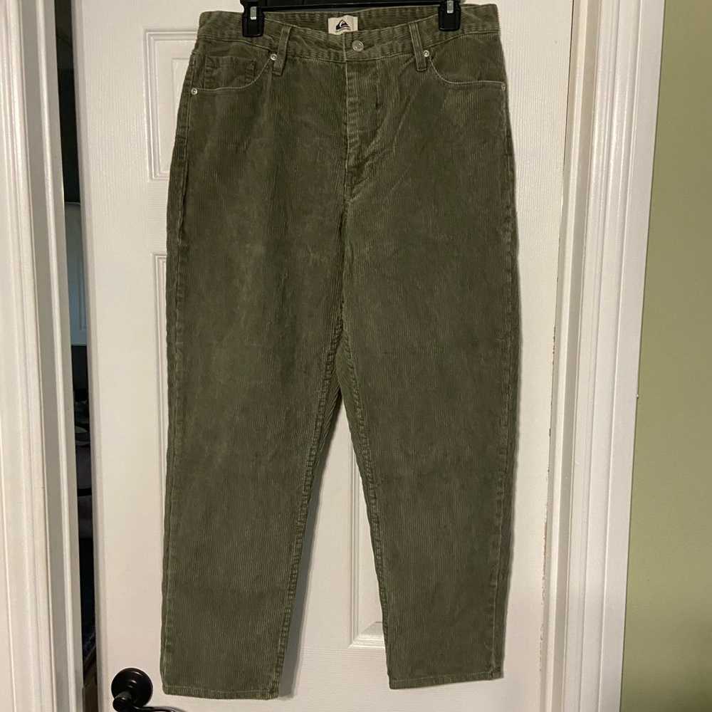 Quiksilver Womens Timeless Classic Mum Fit Corduroy Pants
